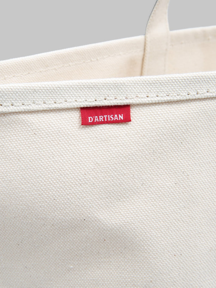 Studio DArtisan 7575 25oz Canvas Tote Bag Ivory Navy red tag