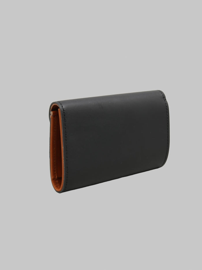 Studio D'Artisan 7576 Leather Wallet Black back closed