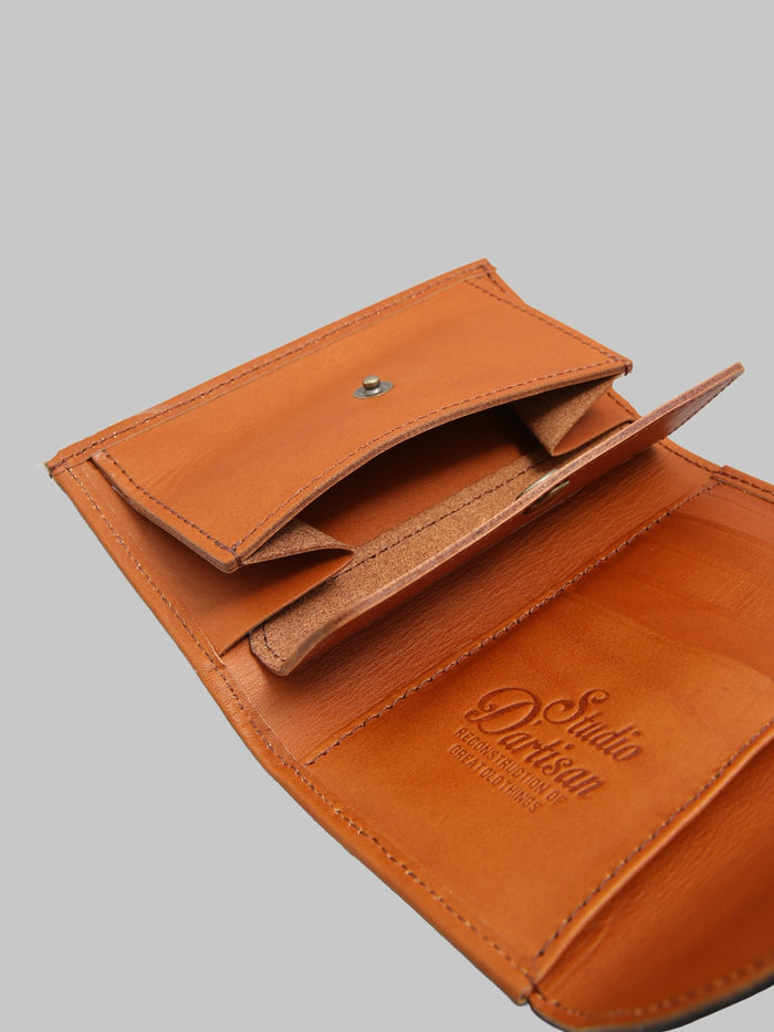 Studio D'Artisan 7576 Leather Wallet Black coin compartment