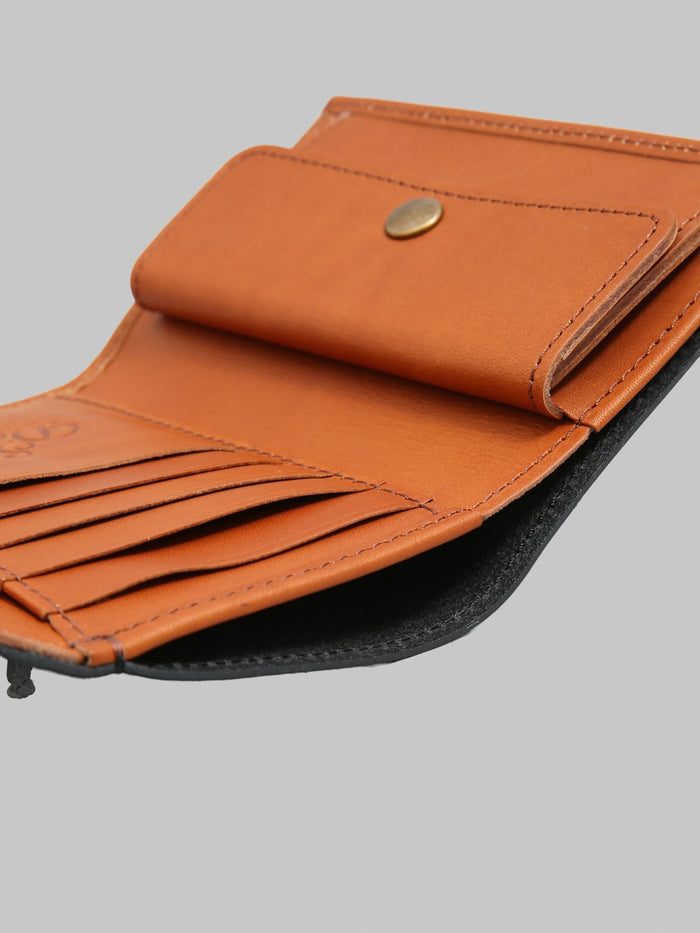 Studio D'Artisan 7576 Leather Wallet Black card slots