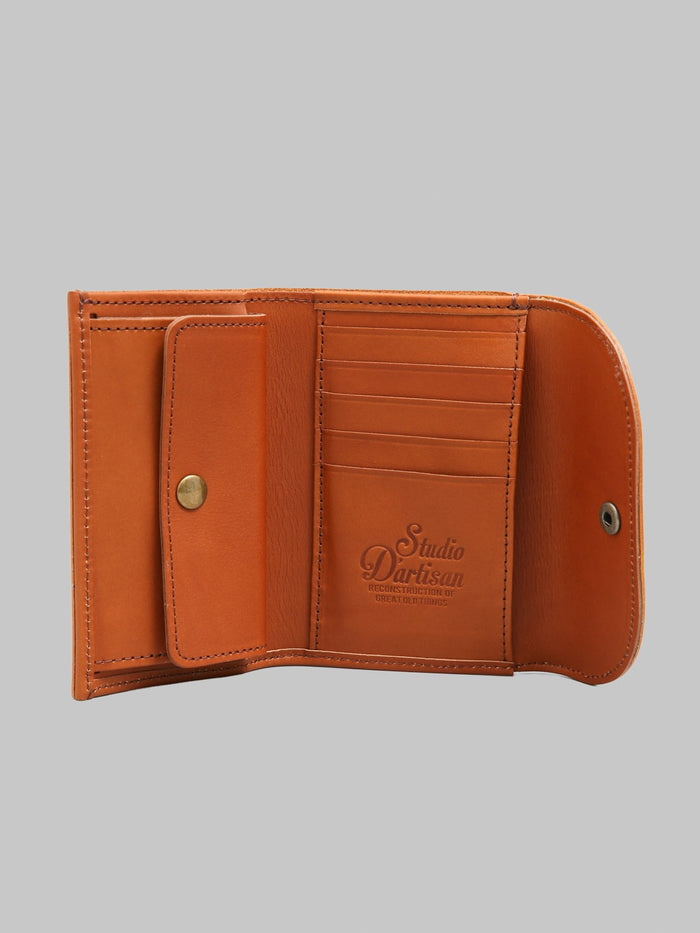 Studio D'Artisan 7576 Leather Wallet Brown interior