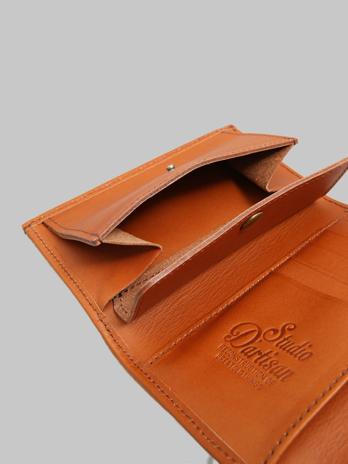 Studio D'Artisan 7576 Leather Wallet Brown coin pocket