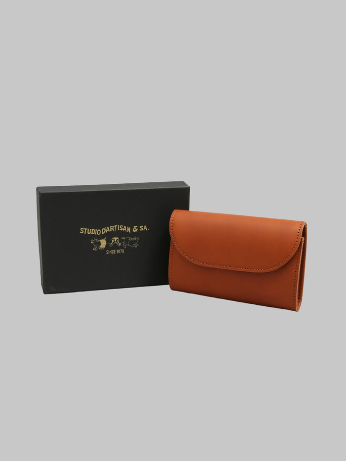 Studio D'Artisan 7576 Leather Wallet Brown box