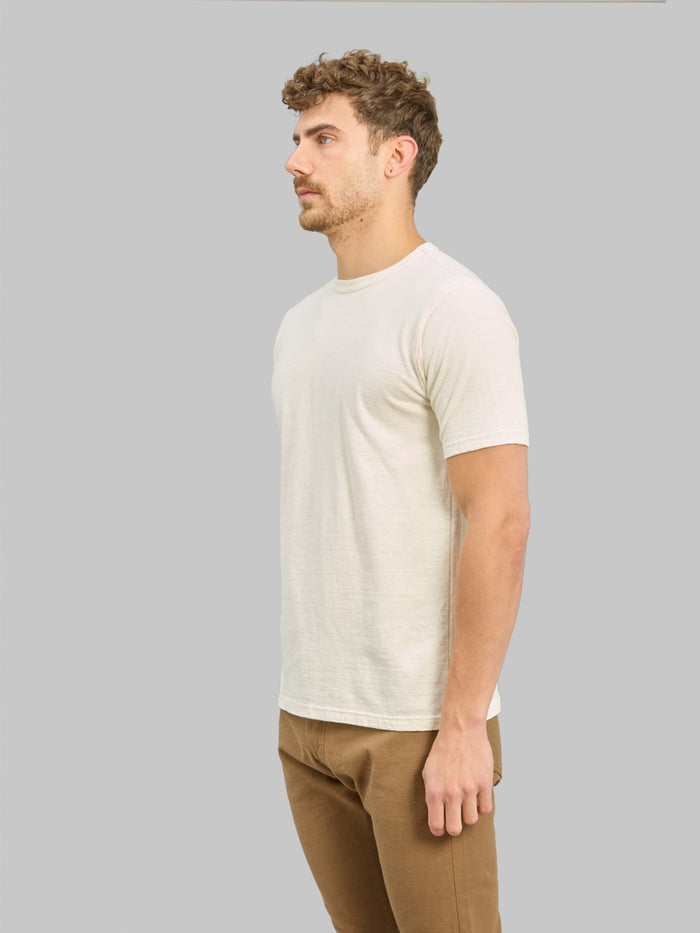 Studio DArtisan 8159 Upcycle TShirt Ecru side look