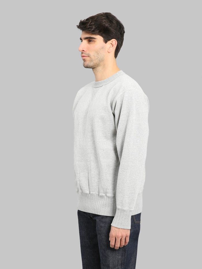 Studio DArtisan 8188 Loopwheel Crewneck Sweatshirt Grey side
