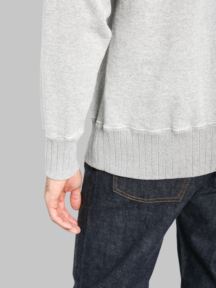 Studio DArtisan 8188 Loopwheel Crewneck Sweatshirt Grey hem