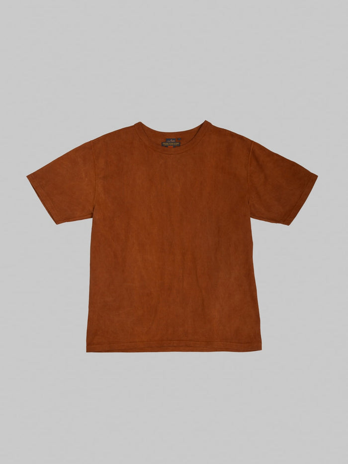 Studio D'Artisan 8198 "Amami Oshima Mud-Dyed" Loopwheeled T-Shirt Brown
