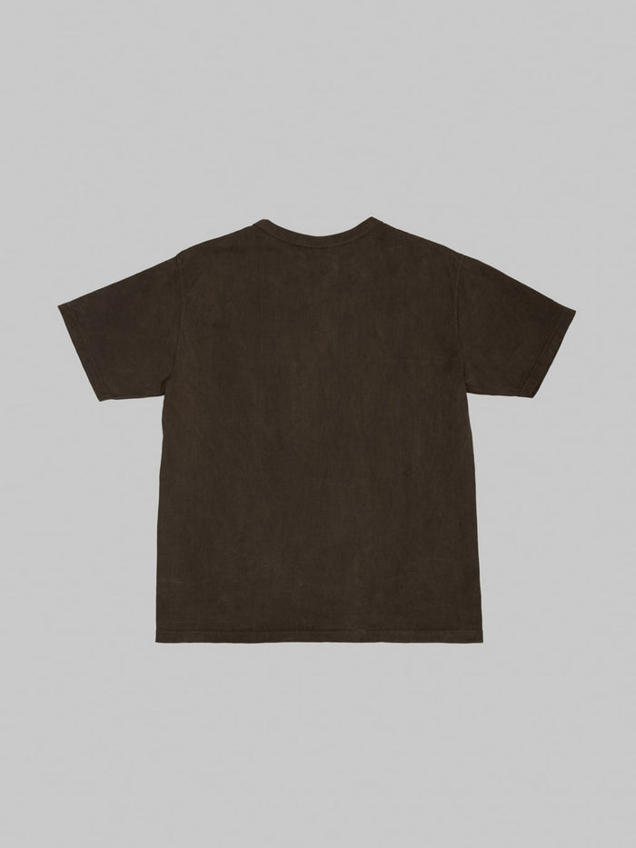 Studio D'Artisan 8198 "Amami Oshima Mud-Dyed" Loopwheeled T-Shirt Dark Brown