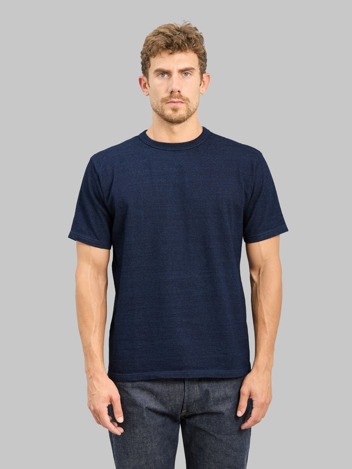Studio D'Artisan 8199 Rope Dyed Indigo T-Shirt