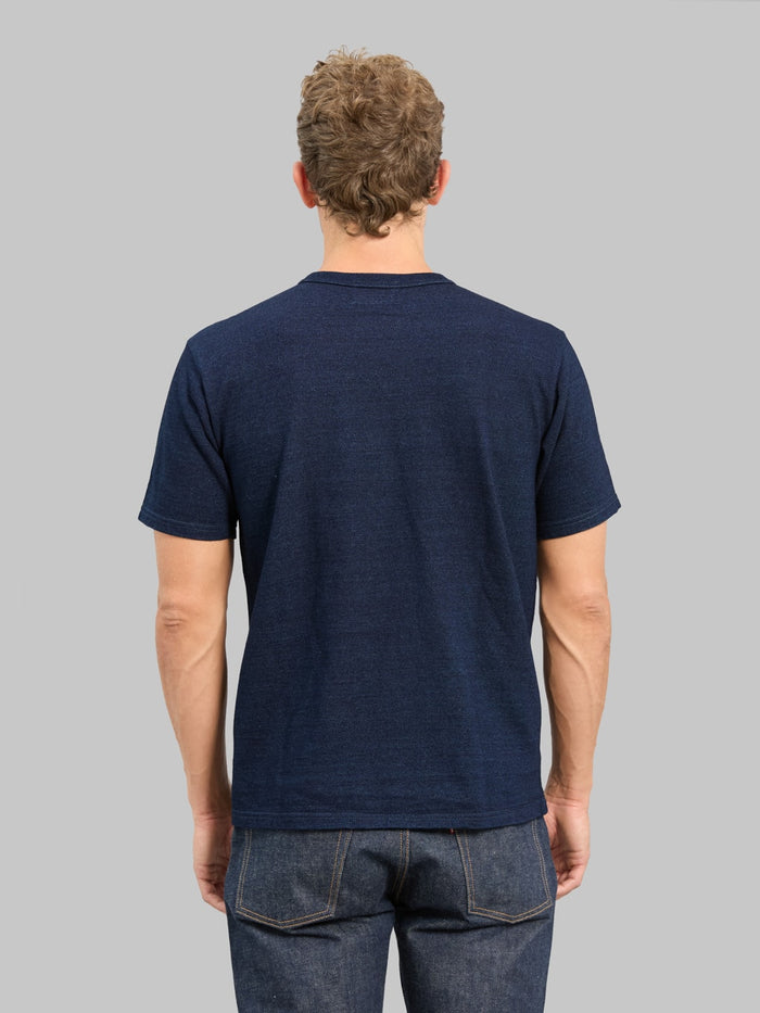 Studio D'Artisan 8199 Rope Dyed Indigo T-Shirt