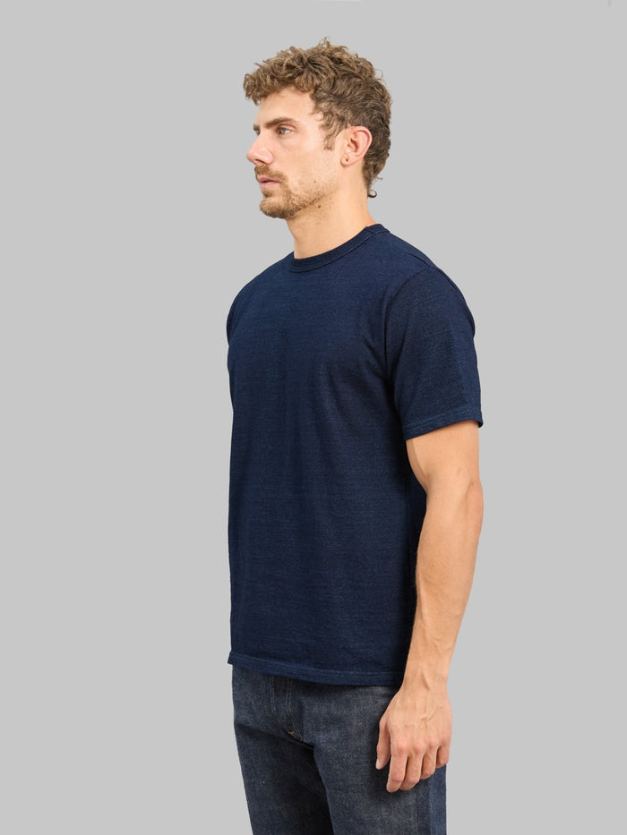 Studio D'Artisan 8199 Rope Dyed Indigo T-Shirt