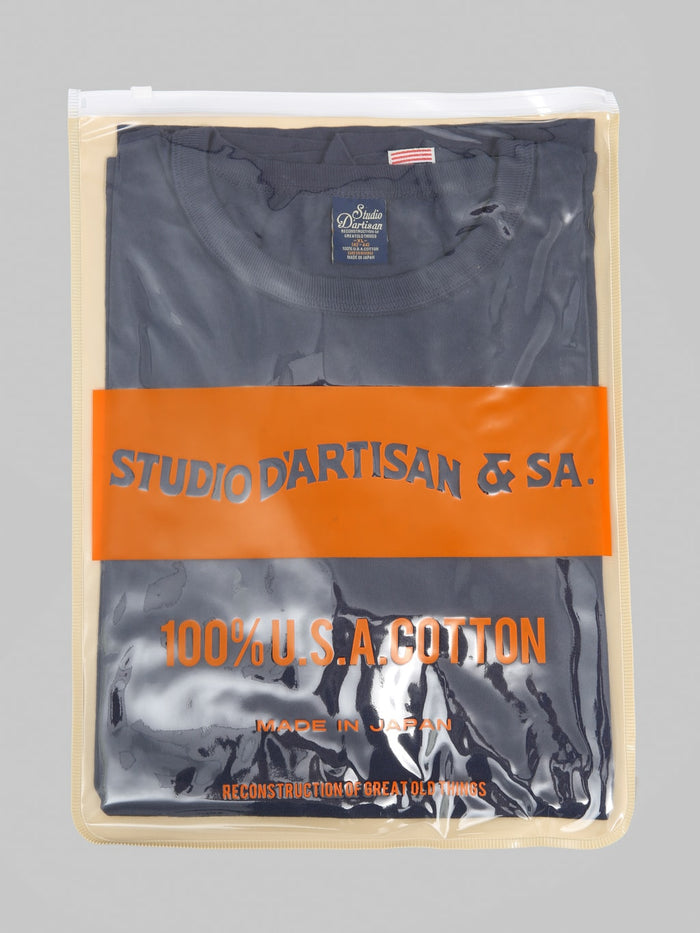 Studio DArtisan 9912 USA Cotton TShirt Navy packaging