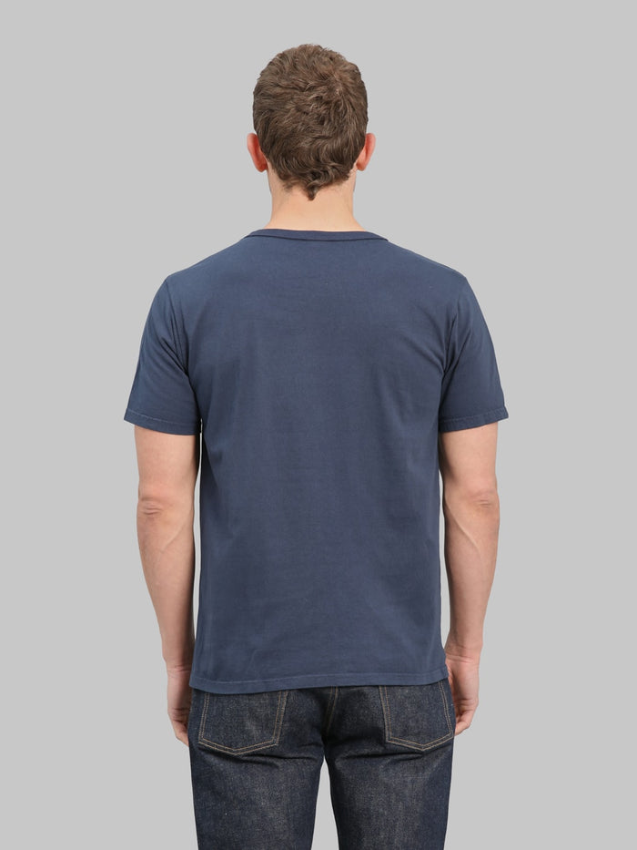 Studio DArtisan 9912 USA Cotton TShirt Navy back fit