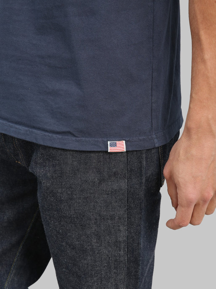 Studio DArtisan 9912 USA Cotton TShirt Navy flag