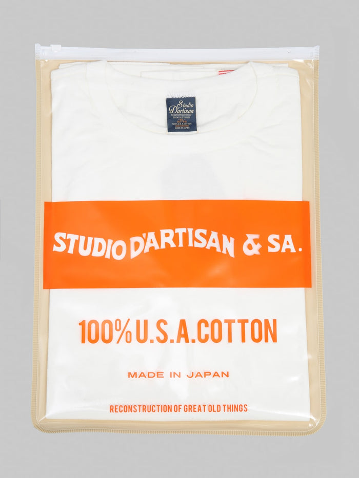 Studio DArtisan 9912 USA Cotton TShirt White packaging