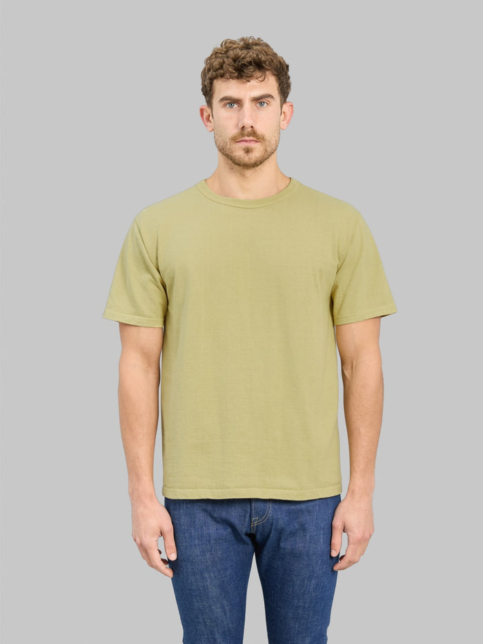 Studio D'Artisan 9913 Loopwheel T-Shirt Green front look