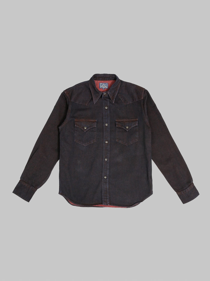Studio DArtisan D5727 Bengara Western Denim Shirt front