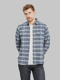 Sugar Cane Fiction Romance 5oz Indigo Check Work Shirt front look