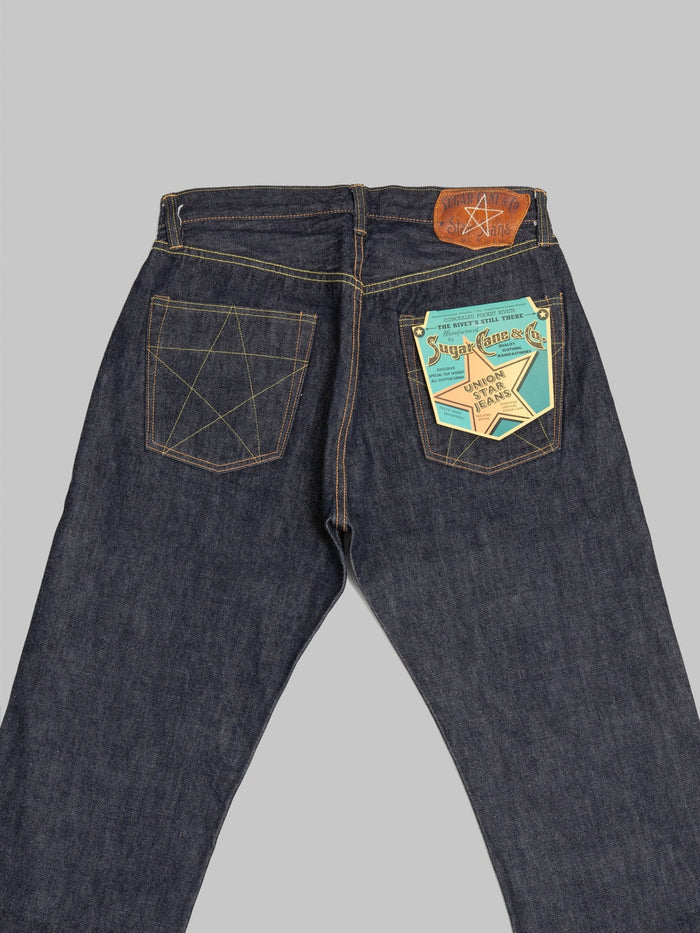 Sugar Cane "Union Star Denim" 14.25oz Regular Straight Jeans - Redcast Heritage Co.