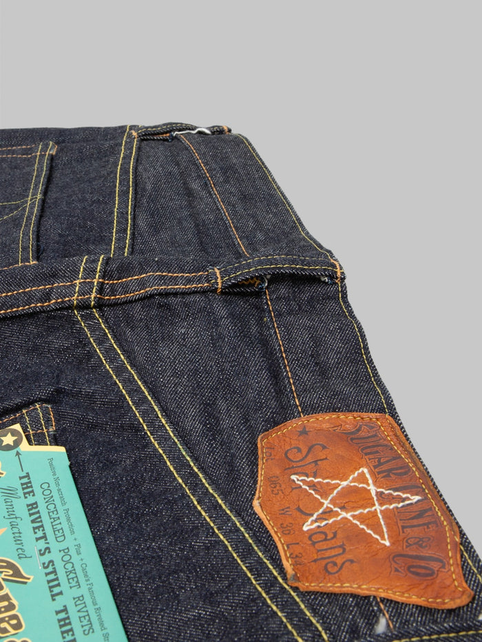 Sugar Cane "Union Star Denim" 14.25oz Regular Straight Jeans - Redcast Heritage Co.