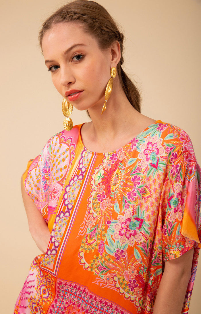 Summer Oversized Caftan, color_orange