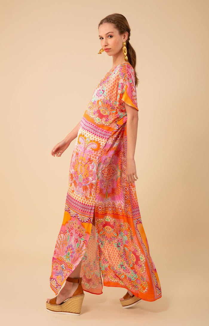 Summer Oversized Caftan, color_orange