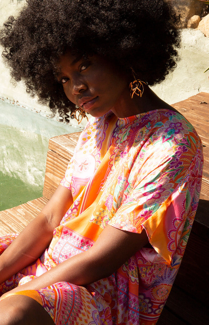 Summer Oversized Caftan, color_orange