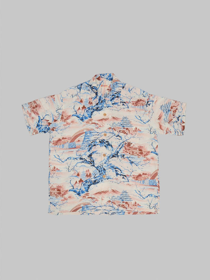 Sun Surf Scenery Of Japan Hawaiian Shirt Brown