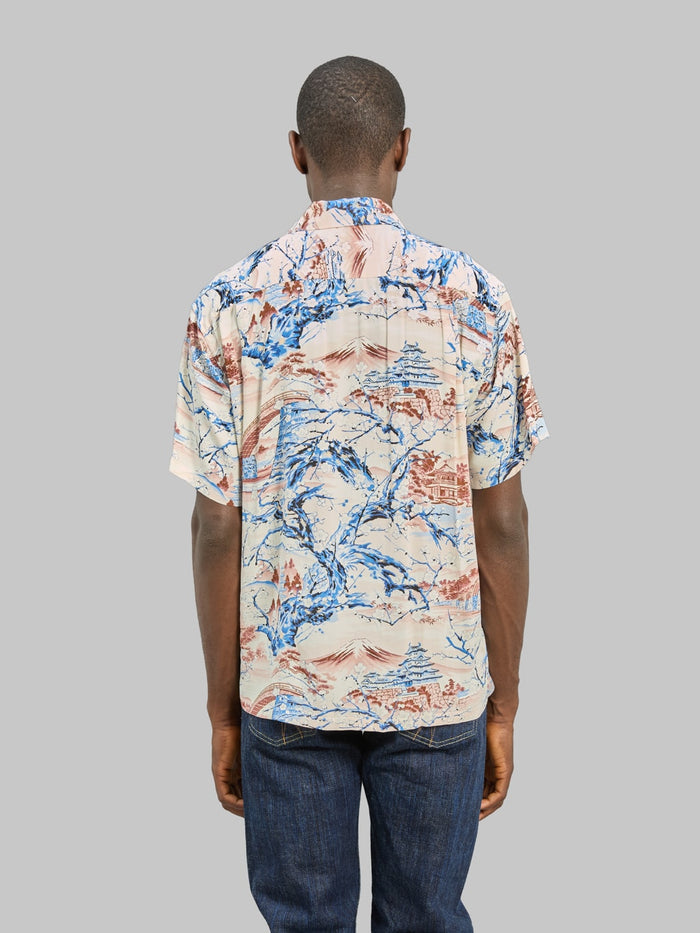 Sun Surf Scenery Of Japan Hawaiian Shirt Brown