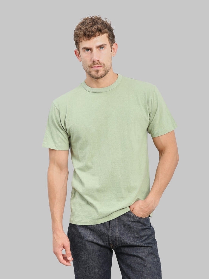 Sunray Sportswear Haleiwa 260gsm Ochiwata Recycled Cotton TShirt Green Bay styled