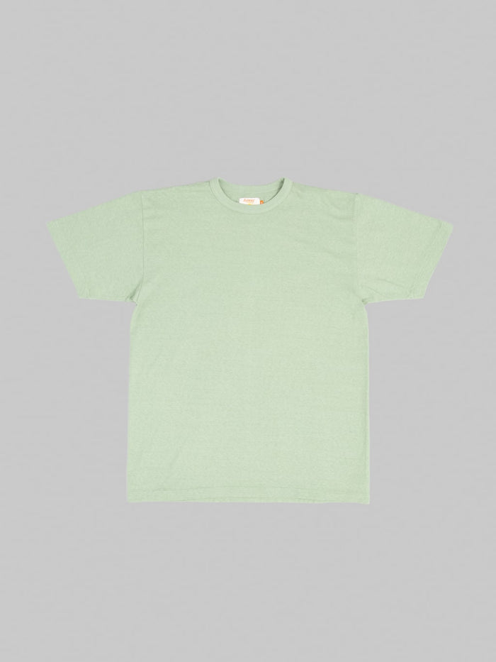 Sunray Sportswear Haleiwa 260gsm Ochiwata Recycled Cotton TShirt Green Bay front