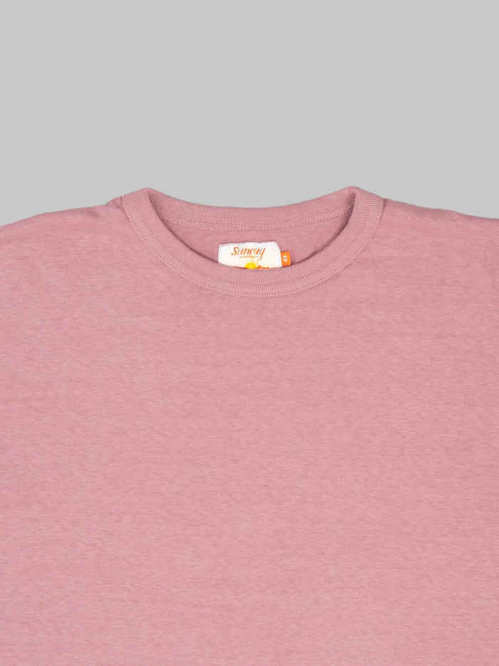 Sunray Sportswear Haleiwa 260gsm Ochiwata Recycled Cotton T-Shirt Wistful Mauve