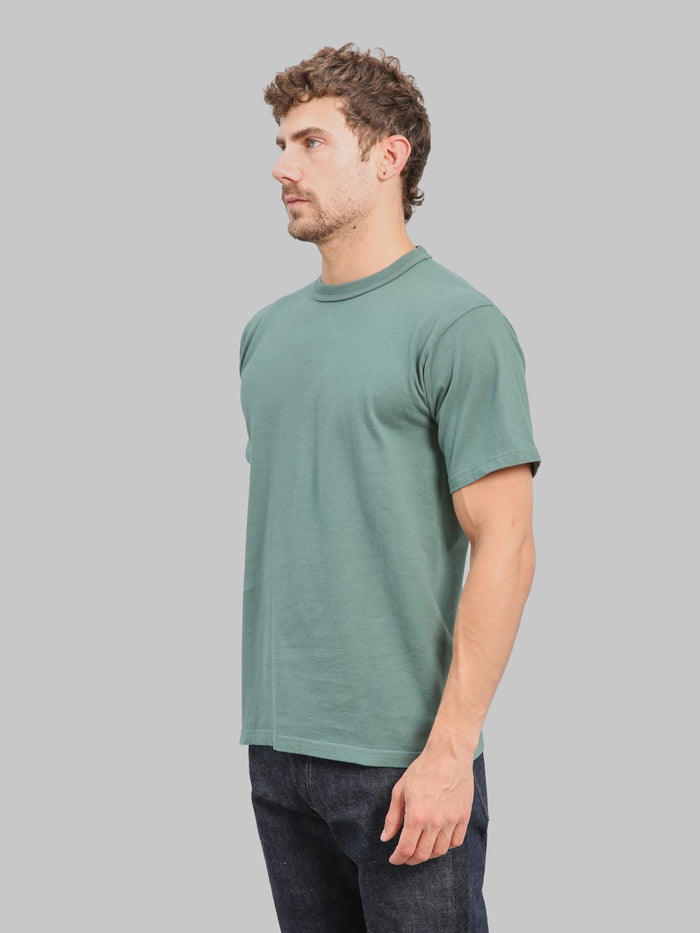 Sunray Sportswear Makaha 300gsm Japanese Jersey TShirt Sagebrush Green  side fit