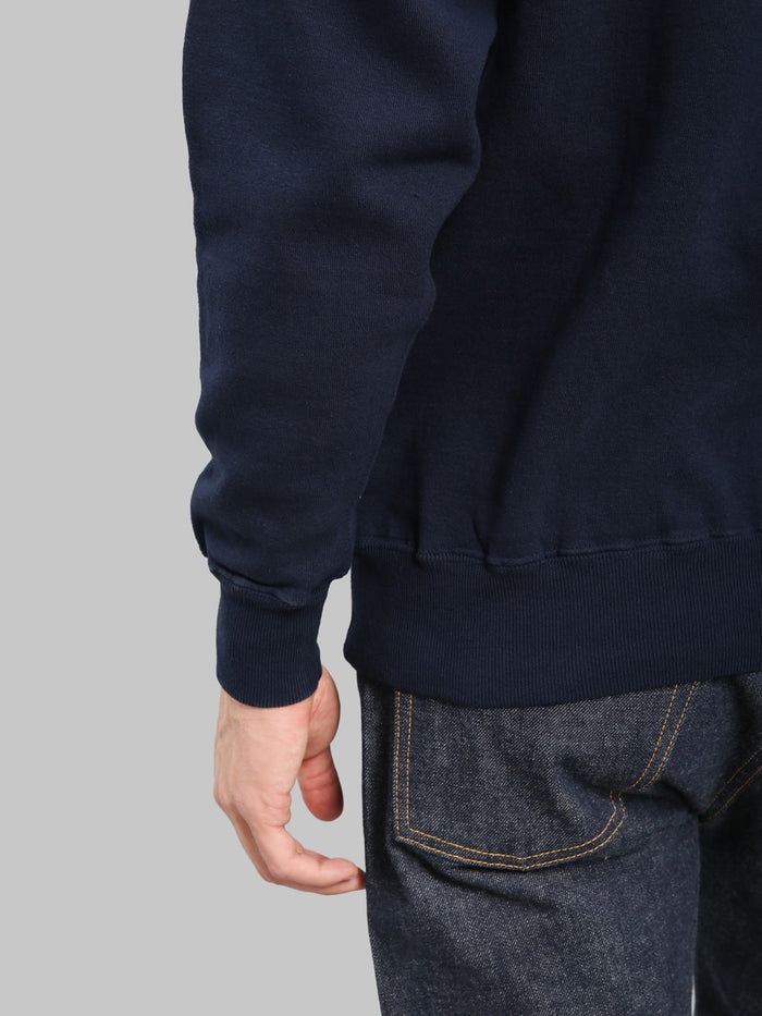 Sunray Sportswear Puamana Crew Neck Raglan Sweatshirt Dark Navy cuff