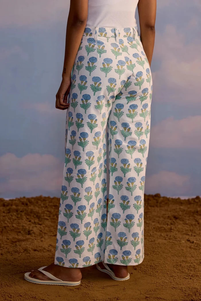 SZ Block Prints - Boss Pants Fleur Print - Kalifornia Jean Bar