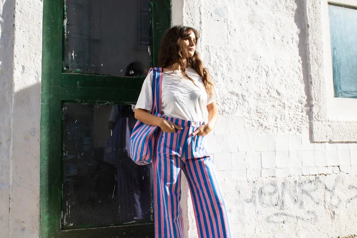 SZ Block Prints - Painter Pant Double Thick Stripe - Kalifornia Jean Bar