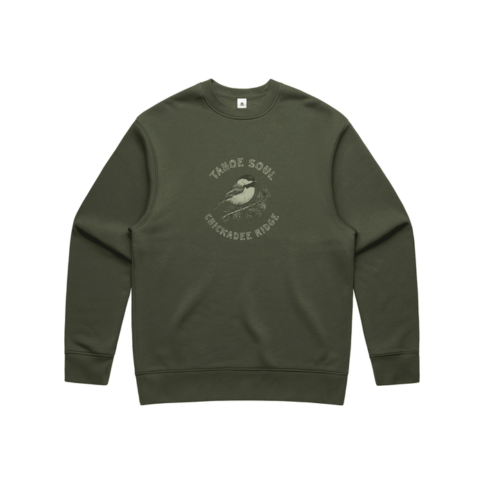 Tahoe Soul - Chickadee Ridge Crewneck - Kalifornia Jean Bar