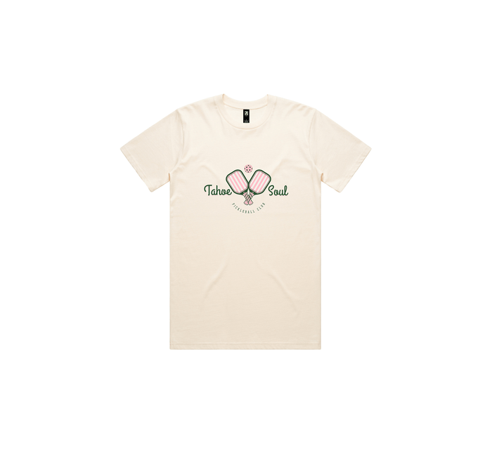 Tahoe Soul - Pickleball Club Tee in White - Kalifornia Jean Bar