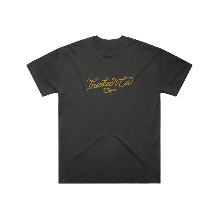 Tahoe Soul - Truckee Western Rope T-Shirt Faded Black - Kalifornia Jean Bar