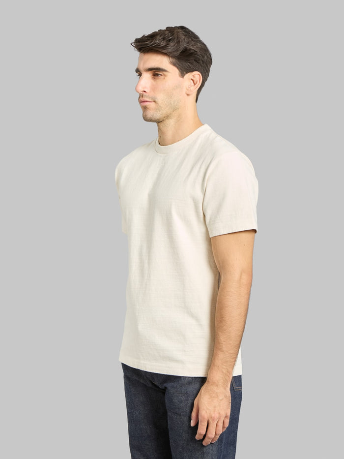 Tanuki Heavy Shiramayu T-Shirt Natural - Redcast Heritage Co.