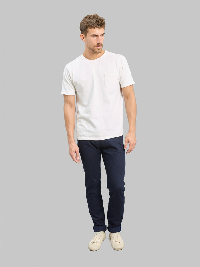 Tanuki TNK202ID "Indigo x Indigo" 15oz High Tapered Jeans