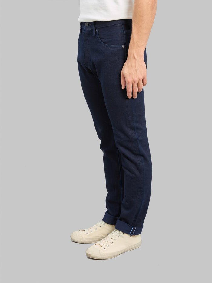 Tanuki TNK202ID "Indigo x Indigo" 15oz High Tapered Jeans