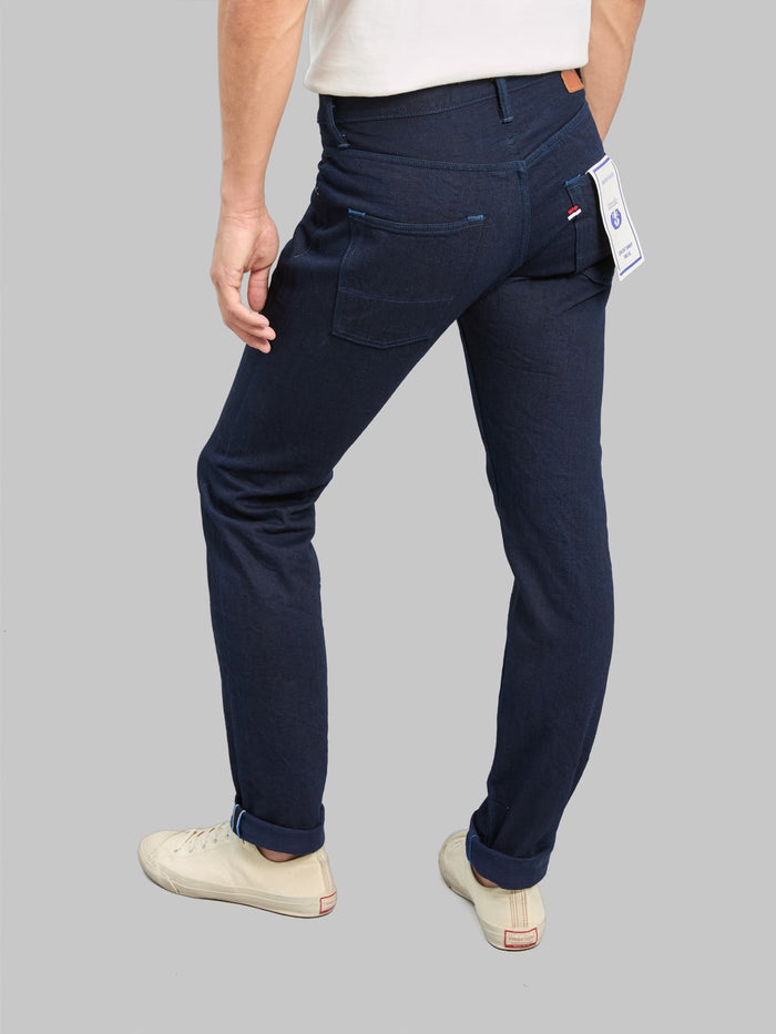 Tanuki TNK202ID "Indigo x Indigo" 15oz High Tapered Jeans