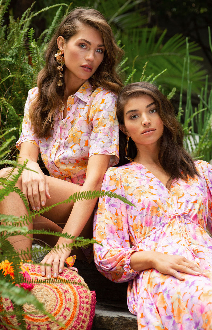 Taylor Linen Top, color_orange