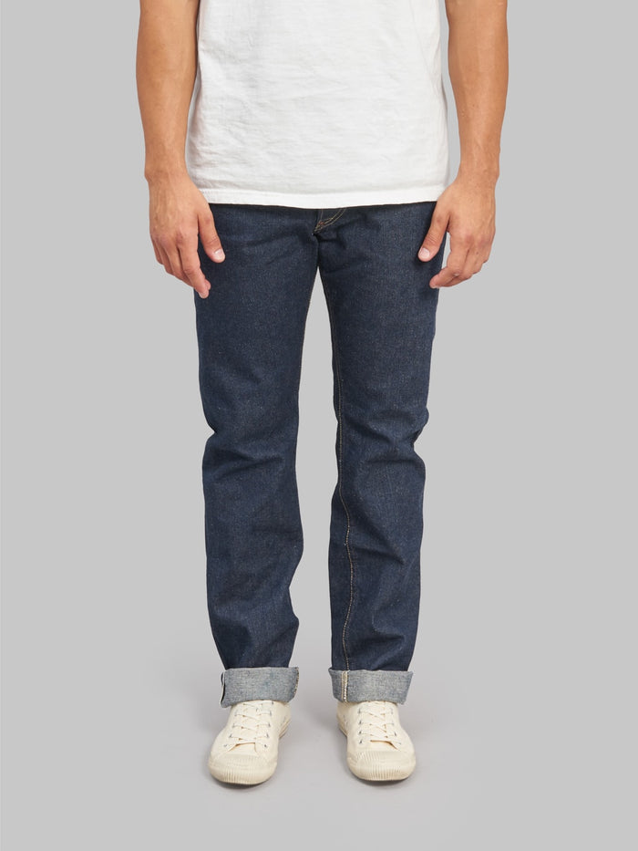 tcb cats drive selvedge denim jeans front fit