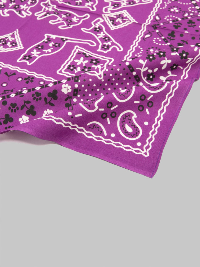 TCB Two Cats Bandana Purple