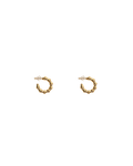 TEXTURED MINI HOOP GOLD