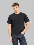 The Flat Head 20oz Ultra Heavyweight Loopwheel TShirt Black styled