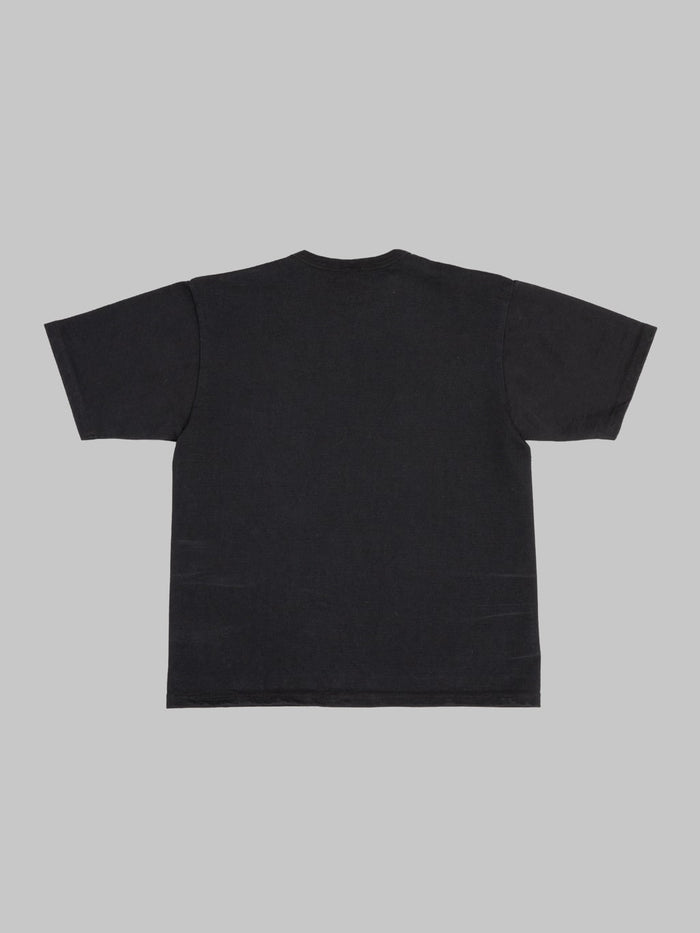 The Flat Head 20oz Ultra Heavyweight Loopwheel TShirt Black back