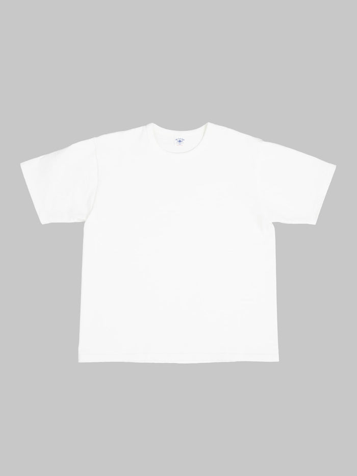 The Flat Head 20oz Ultra Heavyweight Loopwheel TShirt White front